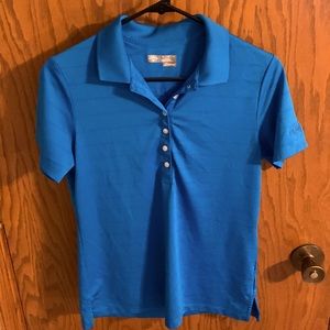 Teal blue womens medium Callaway polo. Short sleeve